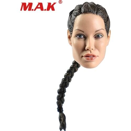 1/6 Scale Female Head Sculpt Julie Laona with Braid for 12" inch Action Figures Dolls