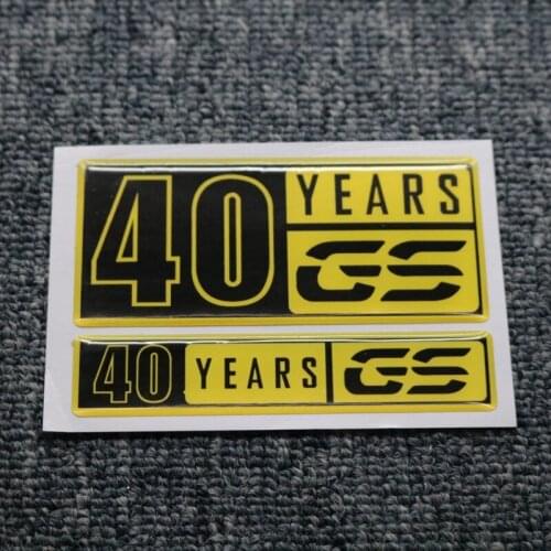 3D Resin Motorcycle Tank Pad 40 Years Sticker Case for BMW F700GS F800GS F850GS G310GS F650GS R1200GS R1250GS Decals motorcycle
