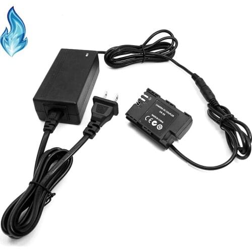 Power Adapter kit ACK-E6 LP-E6 coupler fully decoded for Canon camera