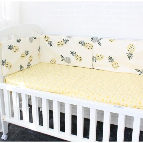 Baby Bed Bumper Soft Breathable Cartoon Pattern Baby Crib Protector For Children Croth To The Cot Baby Bedding Set 120cm Per Pcs