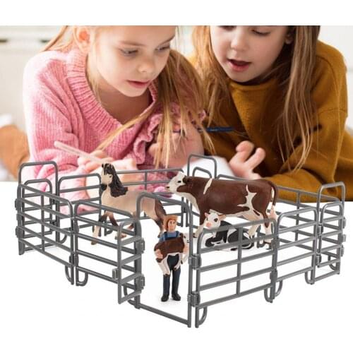 Craft Decoration Miniature Simulation PVC Farm Doorframe Ornament for Desktop Kids Educational Toys for Children Gifts