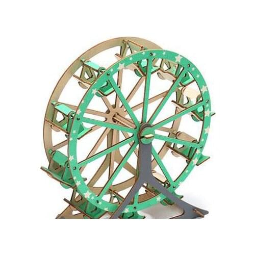 DIY Kids 3D Wooden Puzzles Animal Airplane Model Assembling Building Kits Educational Toys for Children