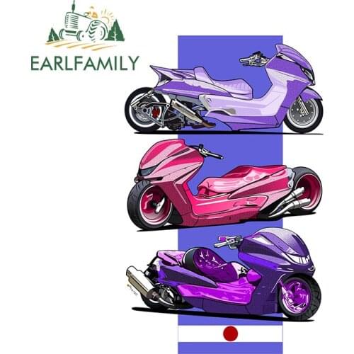 EARLFAMILY 13cm x 9.1cm for Scooter Japan Camper Truck Decal Fashion Fine 3D Funny Car Stickers Scratch-proof Vinyl Decoration