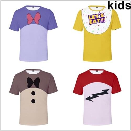 2 to 14 years kids t shirt Five Nights At FNAF 3d printed tshirt t-shirt boys girls outerwear FNAF t shirts children clothes