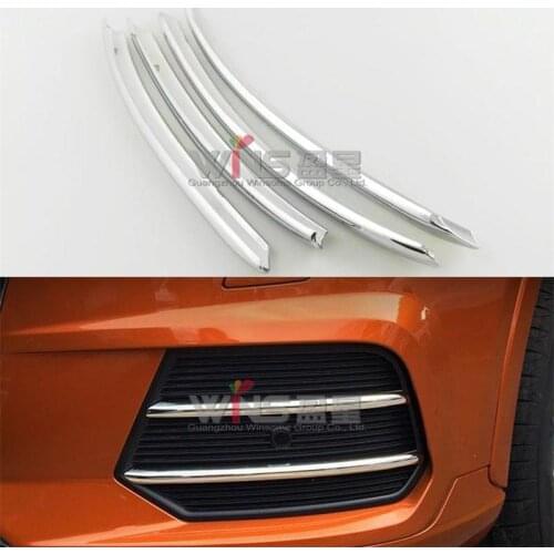 Chrome Front Foglight Cover Fog Lamp Trim For Audi Q3 2015 2016 2017 Decoration ABS Car Styling Tuning Accessories