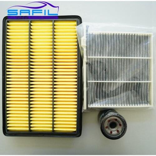 Set filters for Mitsubishi Pajero V73 / V77 / V93 / V97 air filter +Oil filter+cabin filter OEM: MD404850 7803A028 MD135737