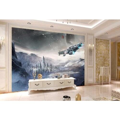 Space Wallpaper Mural for Living Room Sofa Backaground 3d Photo Mural 3d Wall Mural Wall paper