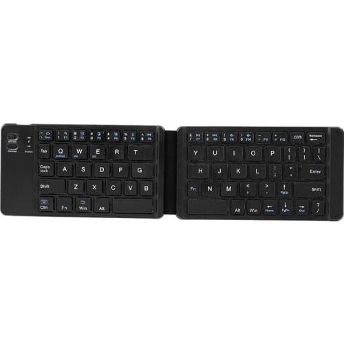 F68 Light-Handy Wireless Bluetooth Folding Keyboard Foldable Wireless Keypad For IOS/Android/Windows ipad Tablet phone