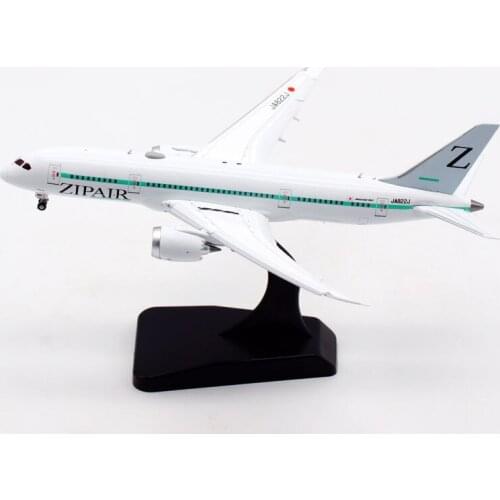 Diecast 1: 400 Scale Japan Airways B787-8 Airlines Model with Base Alloy Aircraft For Collectible Souvenir Show Gift Toys