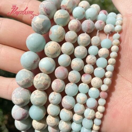 4,6,8,10mm Frost Matte Round Snakeskin ShouShan Jaspers Stone Beads For DIY Necklace Bracelet Jewelry Making 15" Free Shipping