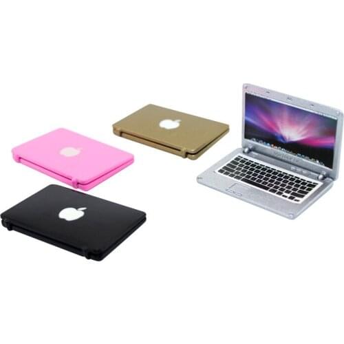 Dolls House Miniature Home Furniture Toys Dollhouse Accessory Kids Play Decoration Mini Apple Computer Decor