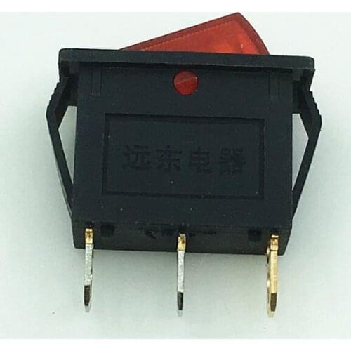 Multifunction Electric Hot Pot parts Rocker switch 1000W KCD3 15-30A 250V