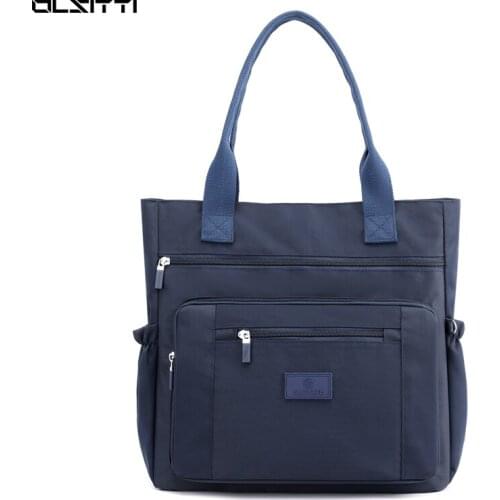 Fashion Concise Nylon Shoulder Bags for Women 2021 New Womens Handbag Large Capacity Fashion Womens Tote Bag Sac A Main