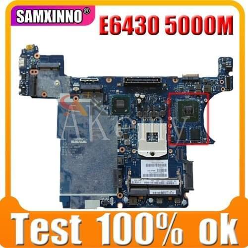 Original Laptop motherboard For DELL Latitude E6430 5000M Mainboard CN-0465VM 0465VM QAL81 LA-7782P SLJ8A N13M-NS1-A1