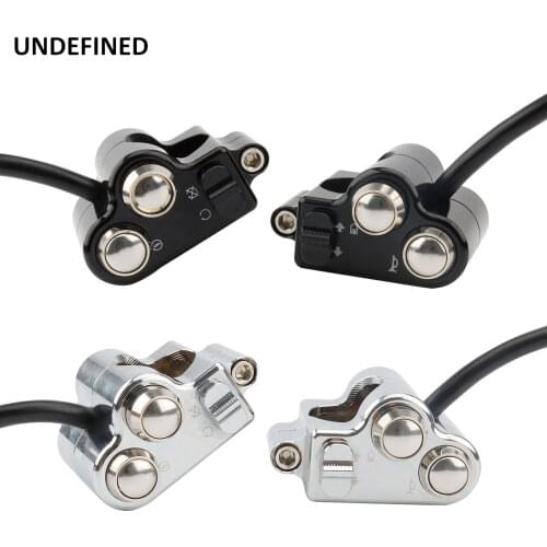 Motorcycle Handlebar Control Switch 1"25mm for Harley Sporster 883 1200 Touring Softail Dyna Fat Bob Low Rider Without Harness