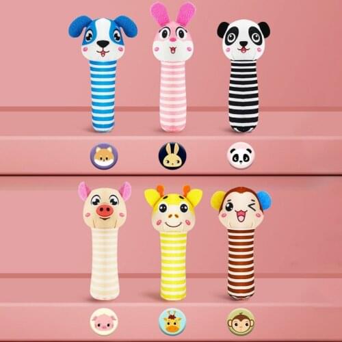 Squeaky Dog Toys Puppy Small Dog Interactive Bite-resistant Kitten Molar Toys Funny Standing Stick Animal For Small Medium Dog