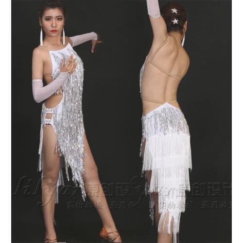 New Latin Dance Dress Competition Dress Costumes Skirt Performing Dress Adult Customize Children Red Matador Skirt Split Skirtes