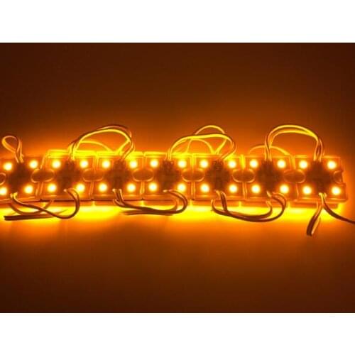 LED Module 5050 Waterproof 4Leds built-in High Bright DC 12V LED Pixel Modules RGB/Red/Green/Blue/Yellow/White/Warm White