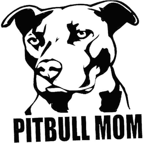 Bull Mom Dog Car Vehicle Body Window Reflective Decals Sticker Decoration автомобильные товары аклейки на авто Accessories