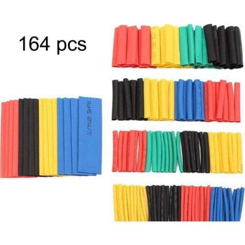 Heat-shrink Tubing Wire Repair Heat Shrink Tube Cable Sleeves Wrap Wire Set Flame retardant 127/164/328/530/1060pcs