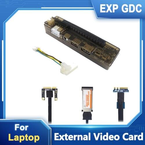 EXP GDC for Laptop External Graphics Card Notebook PCIE Dock Video Card Optional Mini PCI-E NGFF M.2 A E Key Expresscard