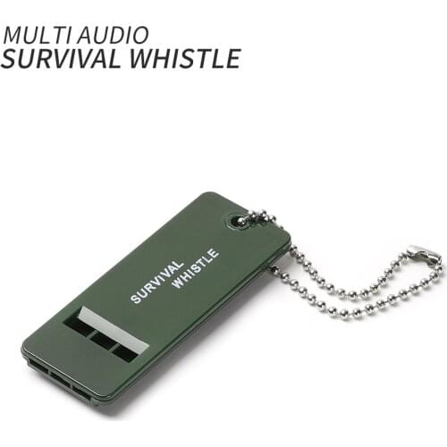 1Pcs High Decibel Survival Whistle Portable Outdoor Multiple Audio Whistle Camping Emergency Hiking Accessories edc Tool