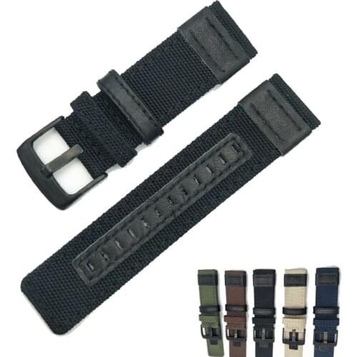 20 22mm Nylon leather watchband for Garmin Fenix 6 6S 5 5s plus watch Accessories bracelet strap For Forerunner 935 945 band