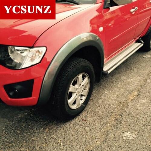 6 inch Fender Flare ABS wheel arches For Mitsubishi L200 Triton 2006 2007 2008 2009 2010 2011 2012 2013 2014 Car Styling