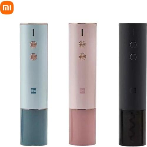 Xiaomi Youpin Huohou Automatic Colorful Red Wine Bottle Opener Electric Corkscrew Foil Cutter Cork Out Tool 6S Opener for Gifts