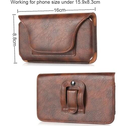 Holster Belt Clip Leather Phone Case Pouch For Huawei P smart,Honor 9 Lite,Mate 10 Lite,Nova 2i,Honor 9i/7X,Maimang 6,Mate 8
