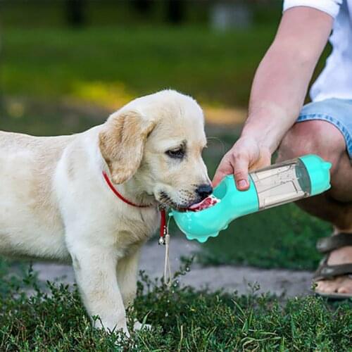 Multifunction Dog Water Feeder Pet Dog Water Bottle Drinking Bowl Travel Puppy Cat Drinking Bowl Dispenser Pet