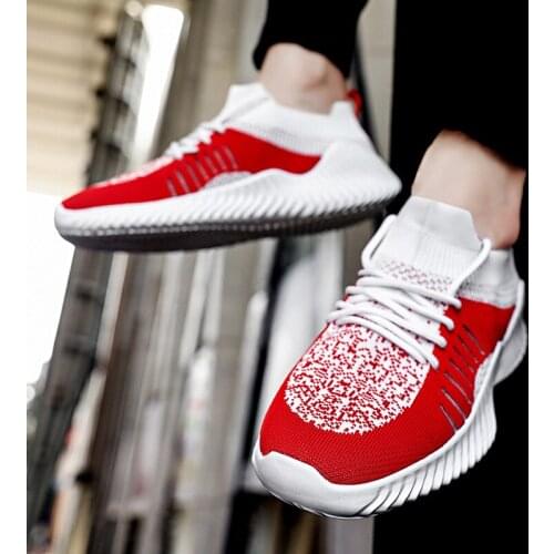 Sneakers Men Shoes Casual Brand Men Shoes Air Cushion Mesh Flats Shoes Breathable Slip On Shoes Hot Sale Big Size Men A4-23