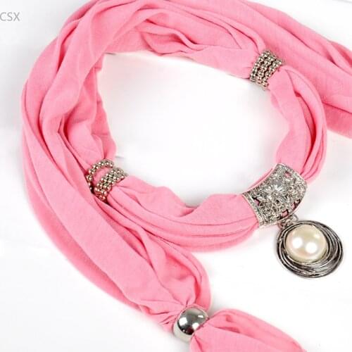 MwOiiOwM New Arrival Charms Scarf Drop Pendant Scarf Jewelry Scarves Necklace Scarf Best Quality 63