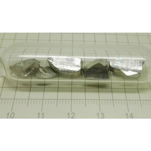 Sn Tin metal 10 grams 99.99% purity sealed in ampoule