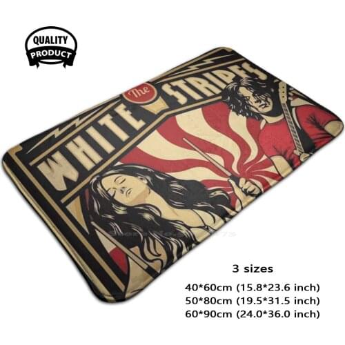 The Original Best Selling And Design The White Stripes - Tour 2020 Door Mat Foot Pad Home Rug The White Stripes Jack White