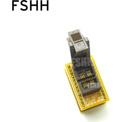 SOT23-6 to DIP8 Programmer Adapter for PIC Series chip test socket SOT23-DIP Adapter CNV-SOT-PIC10F20X1 adapter Programmer MICRO