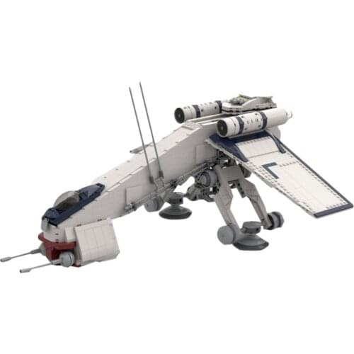 Shipped in 18 days)1242Pcs MOC-82286 The Dropship LAAT Space Wars Building Blocks MOC (Licensed and Designed by Brick_boss_pdf)