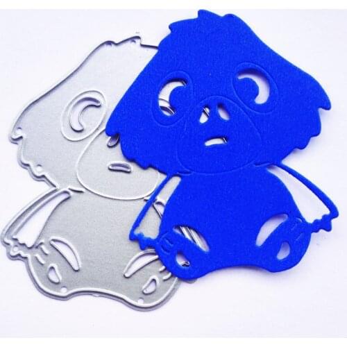 Die Cutting dies Sitting dog metal craft paper die Scrapbooking/DIY Embossing mould Easter New Year
