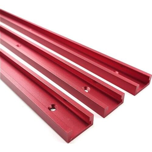 T-track Slot Miter Track T Screw T Slider 30 Model Aluminium Alloy Jig Fixture Pressure Woodworking DIY Tool 300-800MM