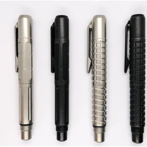 1 Piece Titanium Alloy Tactical Pen With Screwdriver for Camping Office