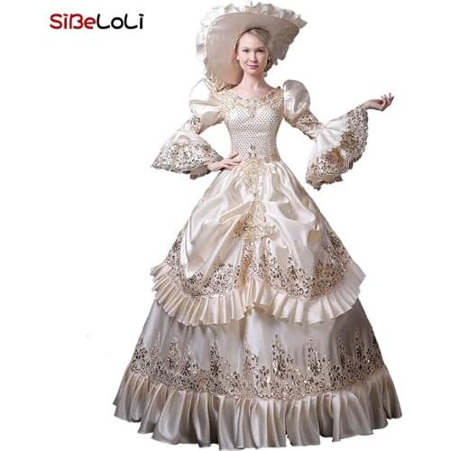 High-End Masquerade Party Ball Gowns Rococo Princess Marie Antoinette Dresses Theater Costumes For Women Customized