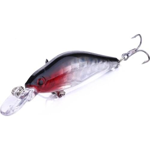 1pcs 8 cm 6.2 g Minnow Fishing Lures Artificial Hard Baits Crankbaits Fly Fishing Tackle Laser Plastic Fish Wobbler Isca