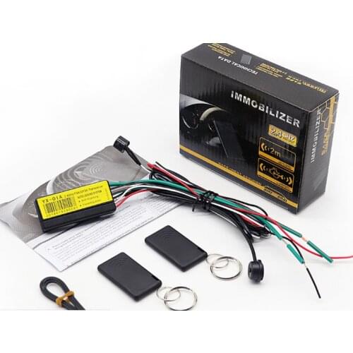 2.4G RFID Immobilizer Wireless Engine Lock Car Alarm System Anti-Hijacking Intelligent Circuit Cut Off Auto Unlock Device