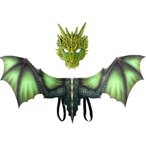 3D Dragon Wing Halloween Party Cosplay Costumes for Adult Carnival Mardi Dragon Wing Props Accessories Chistmas Gifts