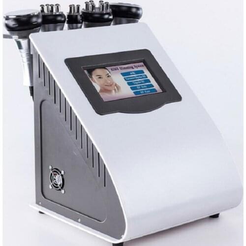 5in1 Ultrasonic Liposuction 40K Cavitation Vacuum Multipolar bipolor RF laser Slimming Apparatus Body Slimming Beauty Instrument