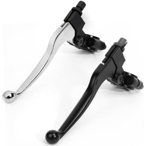 Aluminum 22mm 7/8 Inch Left Handlebar Clutch Lever For Pit Dirt Bike Motorcycle ATV Motorcycle Brakes Parts Silver