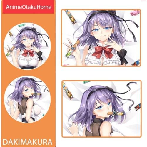 Anime Manga Dagashi Kashi Shidare Hotaru Sexy Lovely Girl Throw Pillow Cover Hug Pillowcase Otaku Bedding Dakimakura Pillow Case