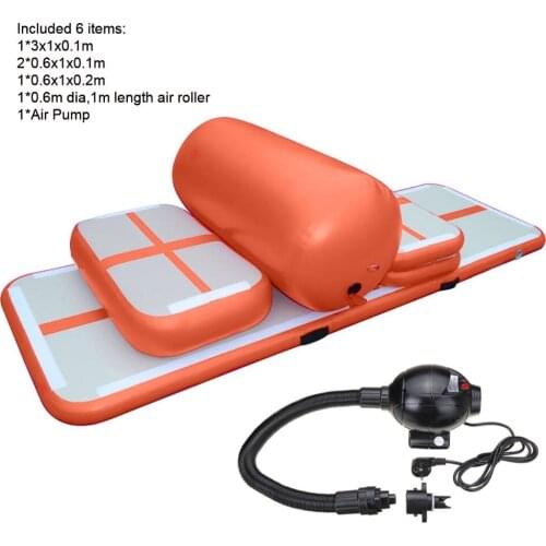 Free Shipping Inflatable Air Track Gymnastics Training Set Cheerleading Air Track Tumbling Usato Air Tumble Track
