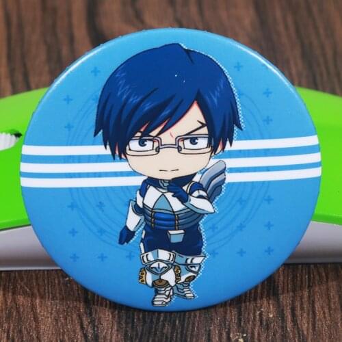 FFFPIN 5.8cm Warm blood Brooch Cosplay Game Pin Hyperdimension My Hero Academia Breastpin Badge Coin Icon Ornament for Bag