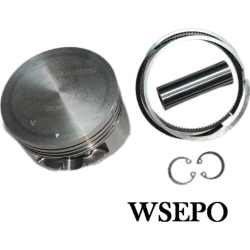 Top Quality! Piston Kit(Piston+ Rings+ Pin+ Circlip) fits for Changchai EV80 Double-Cylinder four stroke Diesel Engine